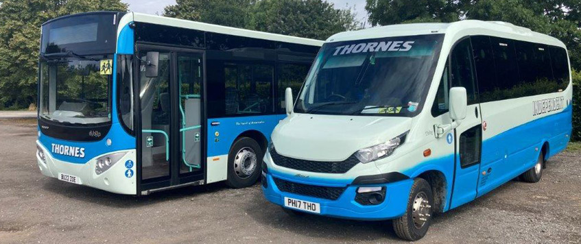 a yard with a thornes coach available for private hire in selby